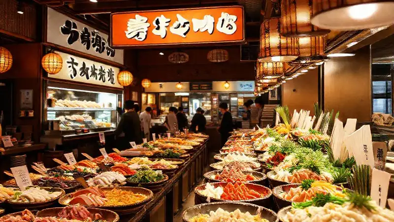 Kansai sushi offers a vibrant