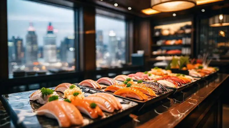 Tokyo sushi restaurant boasts stunning detail